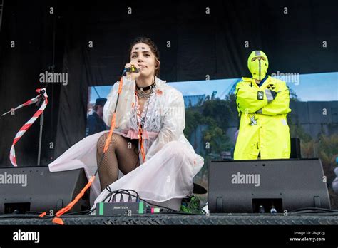 Nadezhda Tolokonnikova Of Pussy Riot Performs At The Sonic Temple Art And Music Festival At