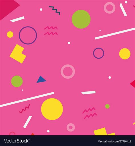 Pink geometric background Royalty Free Vector Image