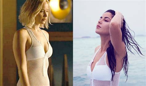 Katrina Kaif Vs Jennifer Lawrence In Bikini War Who Wore Sexy White Swimsuit Better