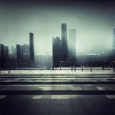 Premium Photo | Futuristic city skyline