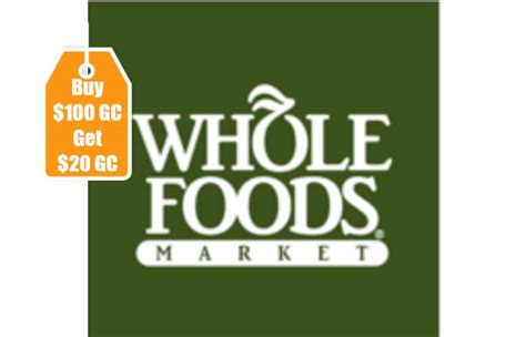 Buy Gift Card To Whole Foods Get Bonus Card Living Rich With