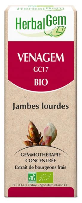 Venagem Jambes Lourdes Bio Herbalgem Gemmoth Rapie