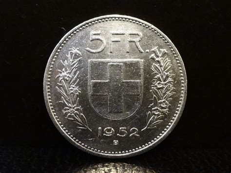 5 Franken Silber 1952 Fünfliber Münze Kaufen auf Ricardo