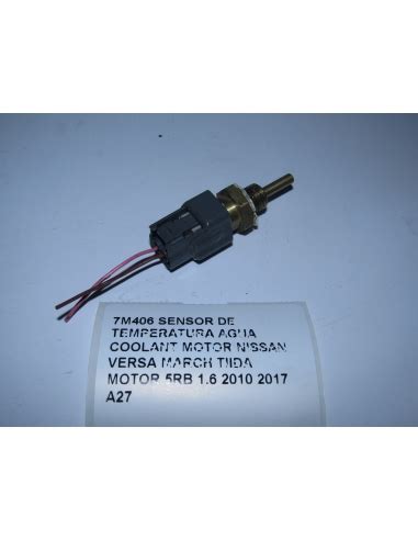 Sensor De Temperatura Agua Coolant Motor Nissan Versa March Tiida Motor