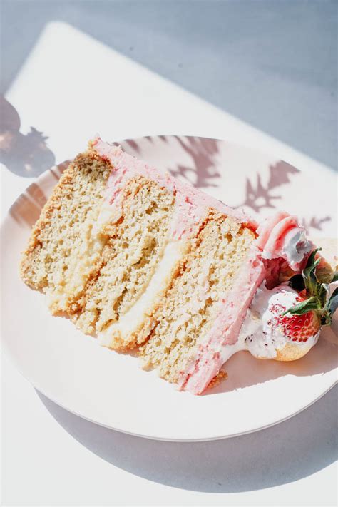 Spring Inspired S Mores Strawberry Cake Cake Babe Bakery