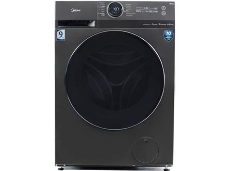 Midea MF200W90WB/T-GR Πλυντήριο Ρούχων 9kg 1400 Στροφών Inox | Skroutz.gr
