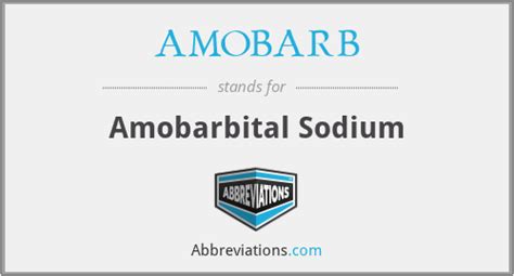 AMOBARB - Amobarbital Sodium