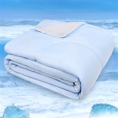 Amazon Auemtyn Twin Size Double Sided Cooling Comforter For Hot Sleepers With Q Max