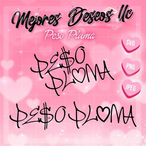 Peso Pluma Cut File - Etsy