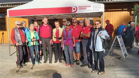 Bad Ischl Ebenseer Pensionistenverband Bei Landesbergwandertag