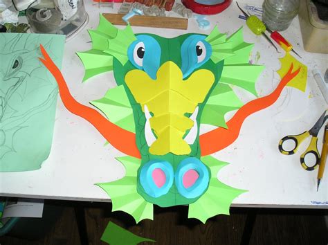Make A Cardboard Dragon 6 Steps Instructables