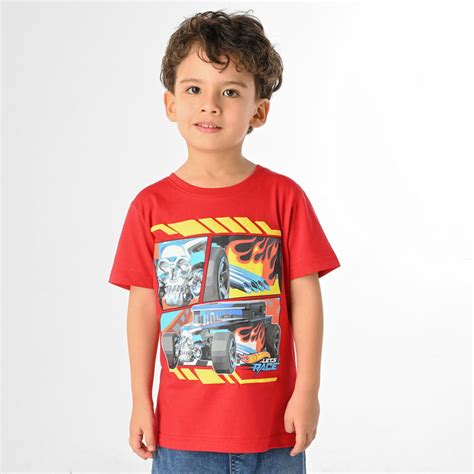 Camiseta Ni O Estampado Algod N Hot Wheels Hot Wheels Falabella