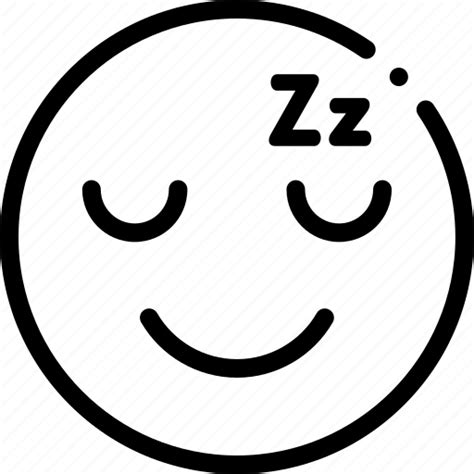 Emoji, rest, sleeping, sleepy icon