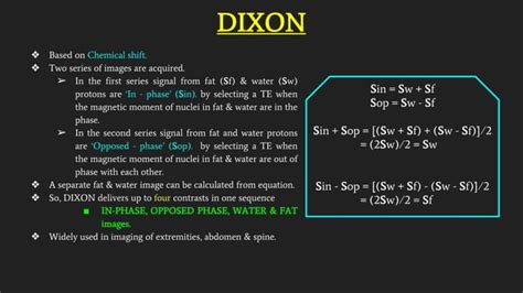 Fat Suppression Techniques In Mri Ppt