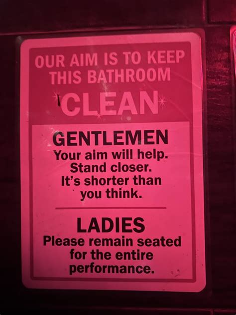 Funny sign in the males restroom in Saigon : r/funnysigns