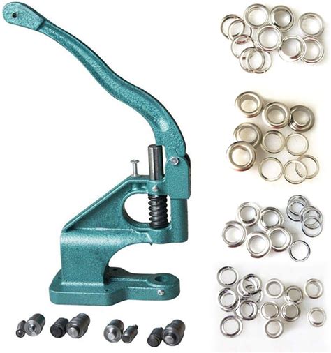 Boomstart Grommet Punch Kit Grommet Hole Punch Machine Set With