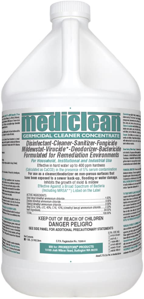 Mediclean Qgc The Cleaners Solution