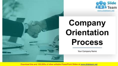 Company Orientation Process Powerpoint Presentation Slides Ppt