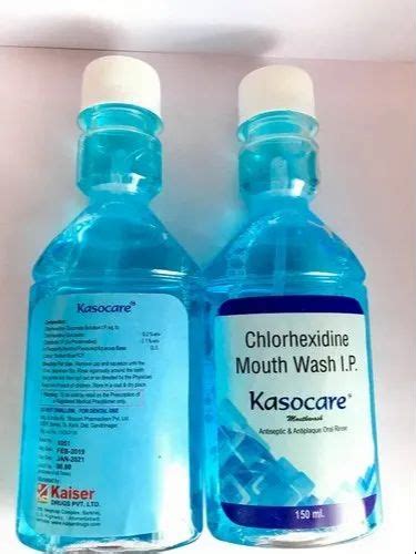 Chlorhexidine Mouthwash, Liquid, 150ml at Rs 90/bottle in Hamirpur | ID: 22532985091