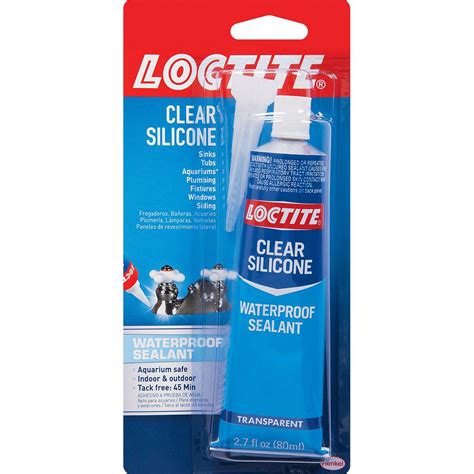 Loctite Clear Silicone 27 Fl Oz Waterproof Sealant 6 Pack 908570