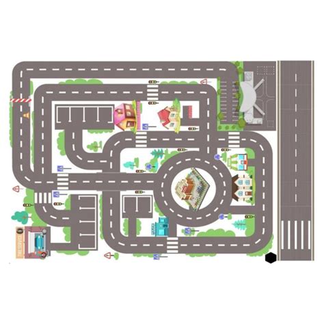 Tapete Pista Carrinhos Corrida Hot Cidade Grande Leroy Merlin