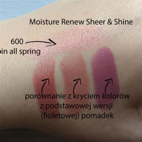 Rimmel Moisture Renew Sheer And Shine Lipstick Nawilżająca Szminka Do