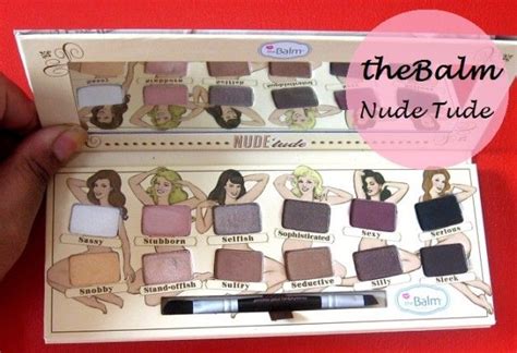 TheBalm Nude Tude Eyeshadow Palette Review And Swatches Eyeshadow