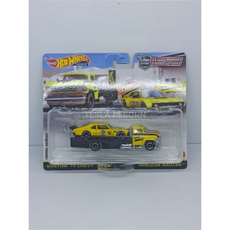 Hot Wheels Legends Tour Team Transport Custom Chevy Nova Horizon Hauler Shopee Malaysia
