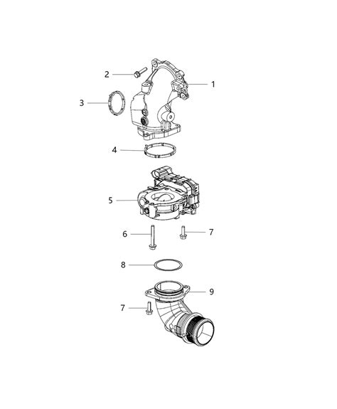 68417948AA - Genuine Mopar Elbow-Intake Manifold