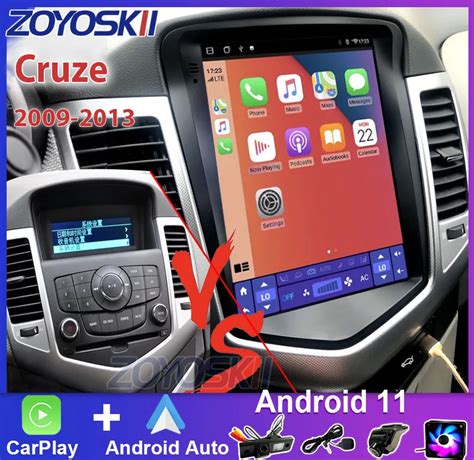 For Chevrolet Cruze 2009 2015 Android 10 Tesla Style Screen Car GPS