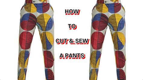 How To Cut And Sew A Female Trouser Pants With Pockets YouTube