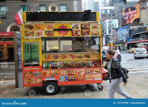 Halal Food Truck Along The Belt Parkway Near Coney Island Brooklyn