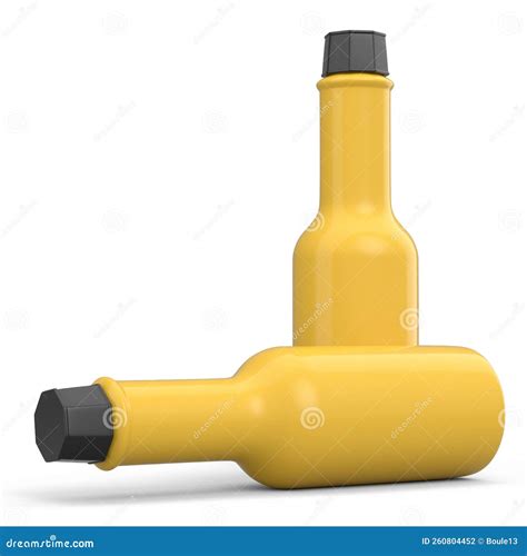 Set Of Tabasco Hot Chilli Sauce Bottle For Mexican Cuisine On White Background Royalty Free