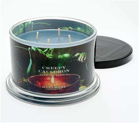 As Is Homeworx By Slatkin Co Oz Creepy Cauldron Candle Qvc