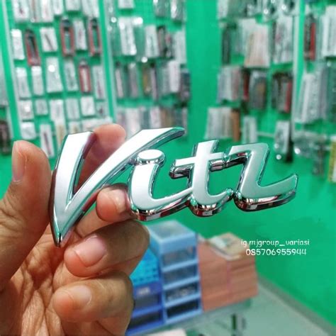 Jual Emblem Logo Toyota Vitz Ukuran Original Bagasi Shopee Indonesia