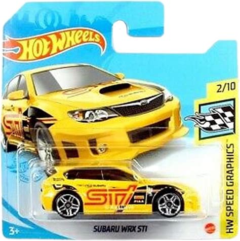 Hot Wheels Subaru WRX STI HW Speed Graphics Short Card BigaMart