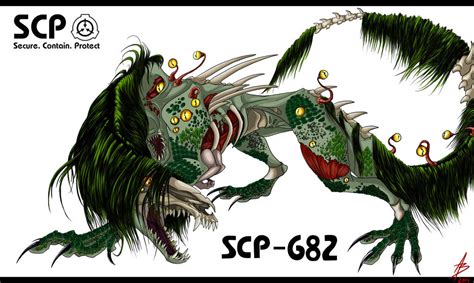 Scp 682 By Valeocrow On Deviantart