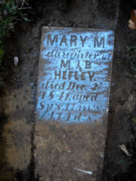 Mary M Hefley Unknown Find A Grave Memorial