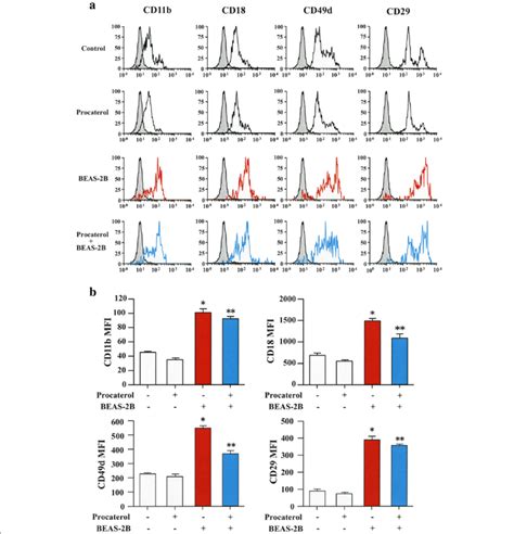 Procaterol Inhibits The Expression Of Adhesion Molecules From BEAS 2B