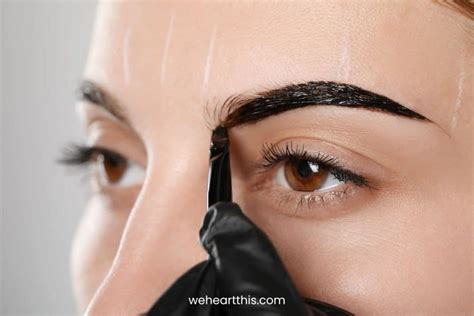 A Beginners Guide To Eyebrow Tinting Before And After Tips