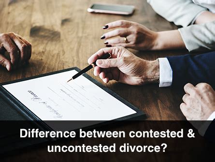 The Difference Between Contested And Uncontested Divorce Law Offices