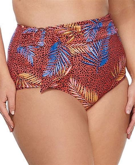 Raisins Curve Nomad Plus Size Fairfax High Waist Bikini Swim Bottom Us W Walmart