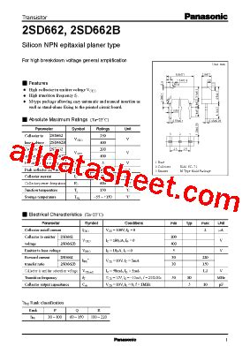 Sd Datasheet Pdf Panasonic Semiconductor