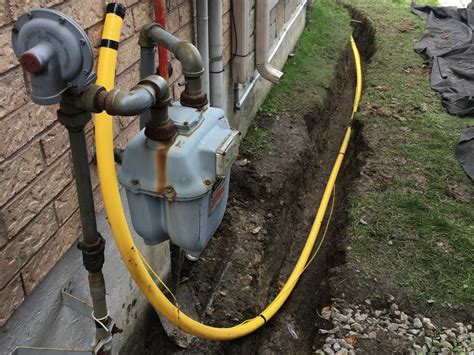 how to install gas lines