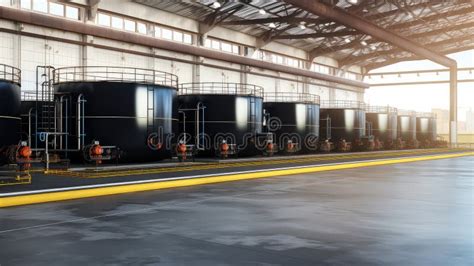 A Steel Fortress, these Tanks Dominate the Indoor Space, Their ...