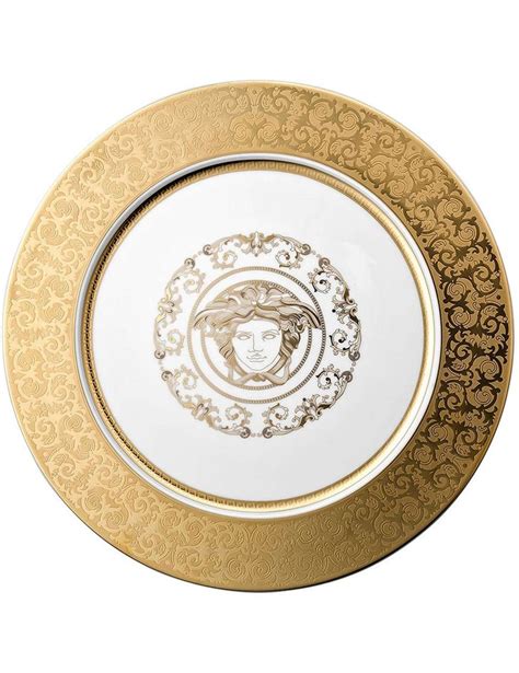 Rosenthal Versace Medusa Gala Gold Service Plate Cm David Jones In