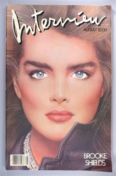 Brooke Shields Andy Warhol Interview Magazine Vintage Calvin Klein Ad