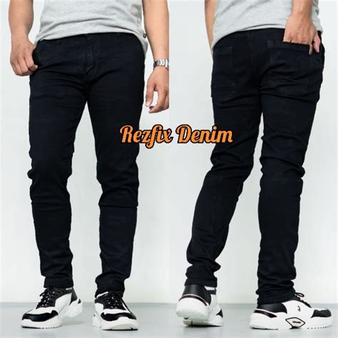Jual Terlaris Softjeans Hitam Celana Jeans Hitam Pekat Celana Hitam