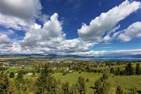 Town Of Polson Montana Usa Photograph By Chuck Haney Pixels
