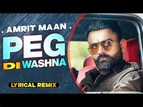 Peg Di Waashna Lyrical Remix Amrit Maan Ft Dj Flow Himanshi